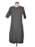 Boden Graphic Black Casual Dress Size 10 - photo 1