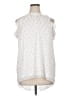 Cato 100% Polyester Stars White Sleeveless Blouse Size XL - photo 1