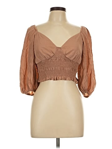 Mustard Seed 3/4 Sleeve Blouse (view 1)