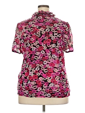 INC International Concepts Short Sleeve Blouse (view 2)