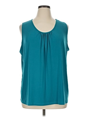 Susan Graver Sleeveless T-Shirt (view 1)