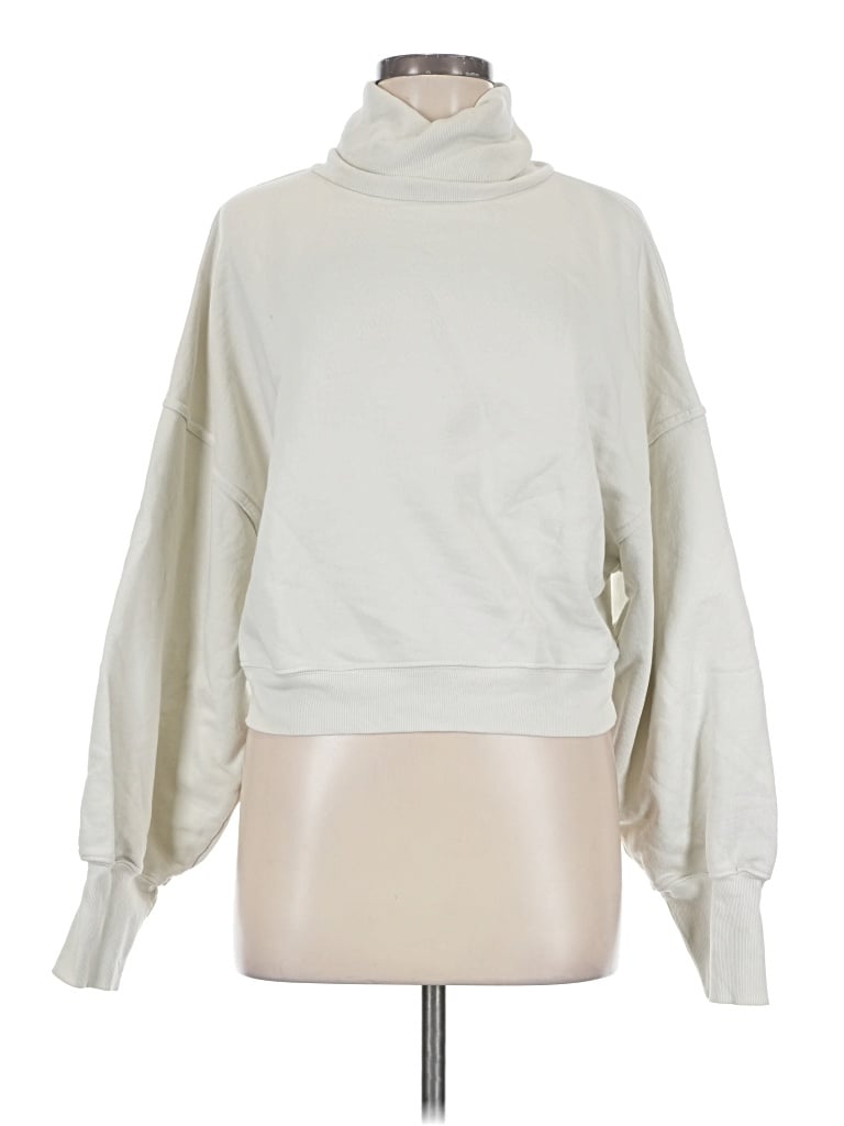 Pre-owned Agolde Sweatshirt In Ivory