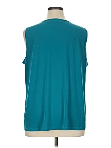 Susan Graver Sleeveless T-Shirt (view 2)