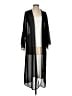 Lovers + Friends 100% Polyester Black Kimono Size S - photo 1
