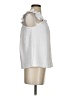 Unbranded 100% Polyester White Sleeveless Blouse Size S - photo 4