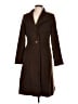 St. John Brown Wool Coat Size 10 - photo 1