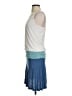 Assorted Brands 100% Viscose Color Block Blue Casual Dress Size 4 - photo 5