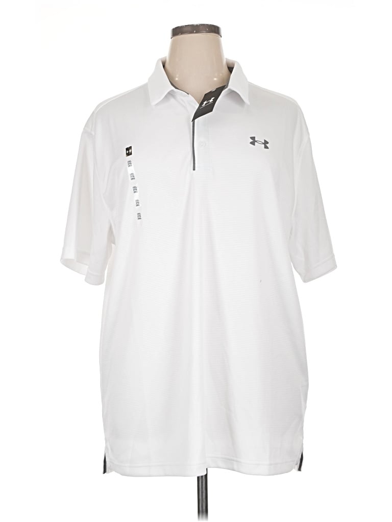 Under Armour Short Sleeve Polo Shirt In White