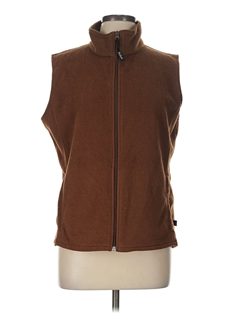 Pre-owned Woolrich Sweater Vest In Brown