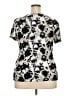 Alfani Silver Short Sleeve Top Size 2X - photo 2