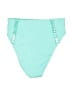 Becca Solid Teal Swimsuit Bottoms Size S - photo 2