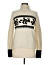 Evan Picone Ivory Turtleneck Sweater Size M - photo 1