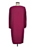 Chico's Solid Burgundy Casual Dress Size Med (1) - photo 2