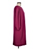 Chico's Solid Burgundy Casual Dress Size Med (1) - photo 4