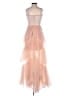 BCBGMAXAZRIA 100% Polyester Pink Cocktail Dress Size 2 - photo 2