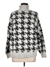 Vince Camuto Houndstooth Silver Pullover Sweater Size M (petite) - photo 1