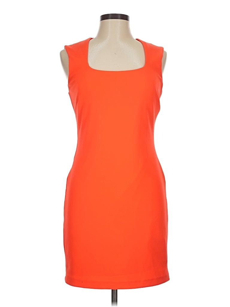 Lavender Brown Cocktail Dress In Orange