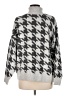 Vince Camuto Houndstooth Silver Pullover Sweater Size M (petite) - photo 2