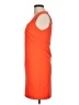Lavender Brown Solid Orange Cocktail Dress Size M - photo 5