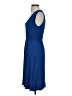 Max Studio Solid Blue Casual Dress Size S - photo 5