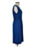 Max Studio Solid Blue Casual Dress Size S - photo 4