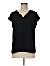 Fortune + Ivy 100% Polyester Black Short Sleeve Blouse Size M - photo 1
