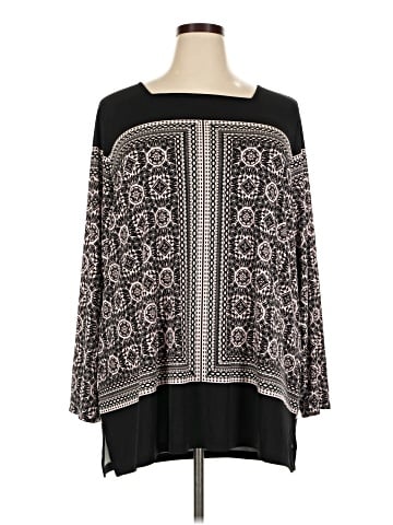 Cj Banks Long Sleeve Blouse (view 1)