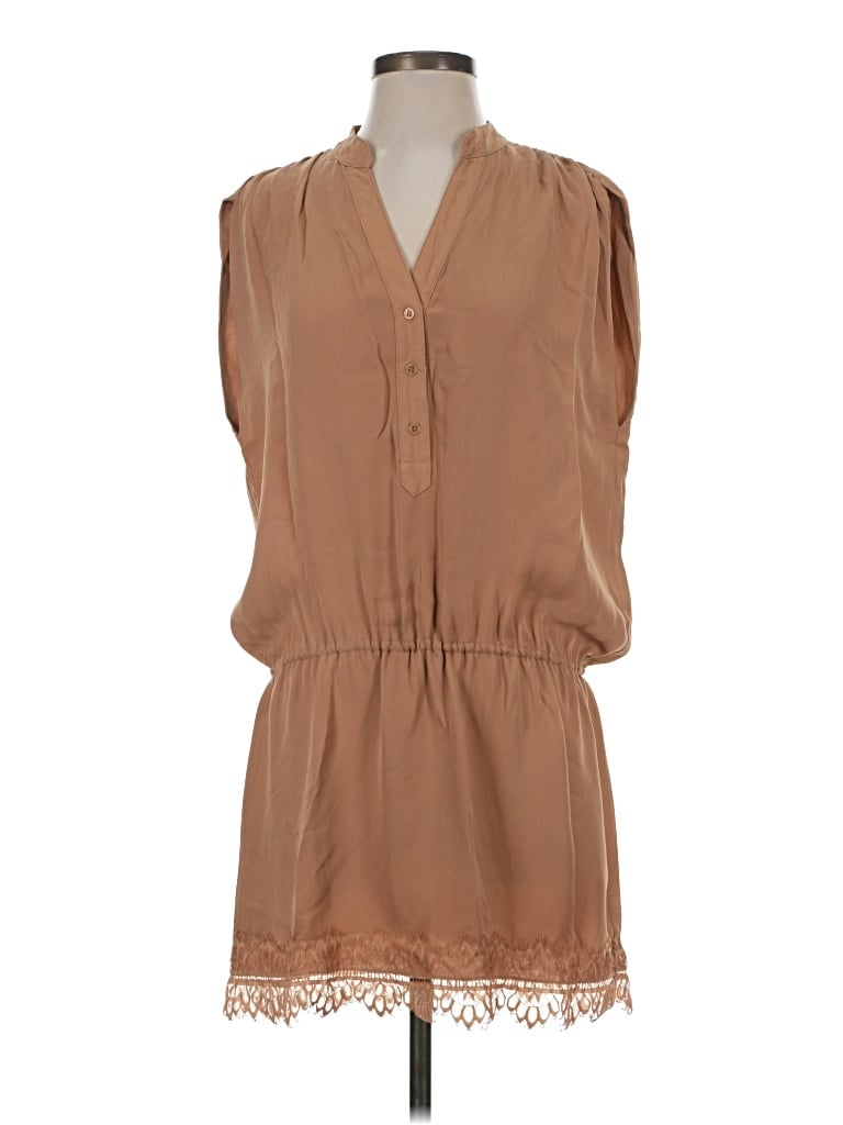 Pre-owned Haute Hippie Casual Dress In Tan