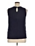 Green Envelope Blue Sleeveless Top Size 1X - photo 2