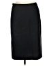 Theory Solid Black Wool Skirt Size 6 - photo 1