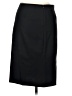 Theory Solid Black Wool Skirt Size 6 - photo 2