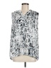 Violet & Claire 100% Polyester Silver Sleeveless T-Shirt Size L - photo 1
