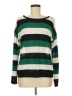 The Limited Stripes Green Pullover Sweater Size M - photo 1