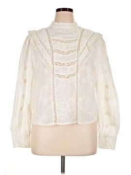 Ultra Pink Long Sleeve Blouse (view 1)