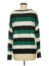 The Limited Stripes Green Pullover Sweater Size M - photo 2
