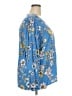 Gap 100% Rayon Blue Long Sleeve Blouse Size XXL - photo 4