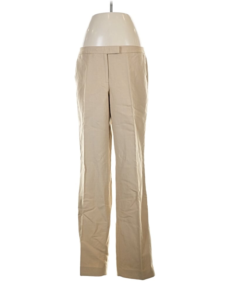 Pre-owned Calvin Klein Linen Pants In Tan