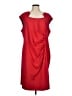 Calvin Klein Red Cocktail Dress Size M - photo 1