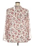 Ann Taylor LOFT 100% Polyester Ivory Long Sleeve Blouse Size XXL - photo 2