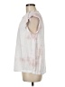 Cloth & Stone Tie-dye White Short Sleeve Blouse Size M - photo 5