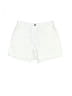 IZOD 100% Cotton Solid Ivory White Shorts Size 10 - photo 1