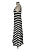 Zara Stripes Silver Casual Dress Size S - photo 5