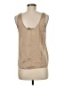 Vince. 100% Silk Tan Sleeveless Top Size M - photo 2