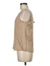 Vince. 100% Silk Tan Sleeveless Top Size M - photo 5