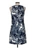 Perceptions Paisley Blue Cocktail Dress Size 8 - photo 2
