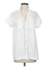 Vitamin A White Short Sleeve Blouse Size XS - photo 1