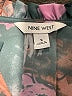 Nine West 100% Polyester Floral Teal Short Sleeve Blouse Size S - photo 7