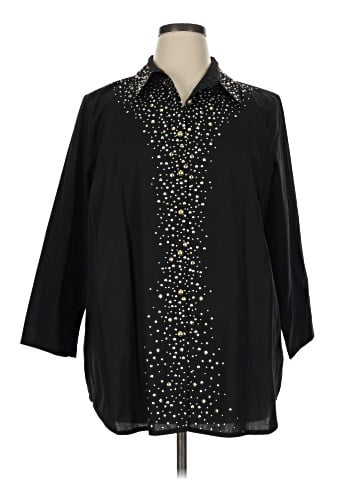 Joan Rivers 3/4 Sleeve Blouse (view 1)