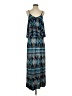 rue21 Print Blue Casual Dress Size S - photo 1