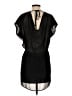 1018 100% Polyester Solid Black Casual Dress Size S - photo 2